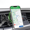 Smartphone holder with wireless charger SBS TESUPMAGWIR15W for air vent, compatible with MagSafe - black