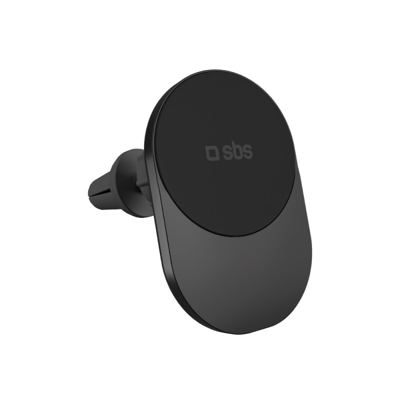 Držák SBS TESUPPVENTWIRQI215W s bezdrátovou nabíječkou Qi2 kompatibilní s MagSafe - černý