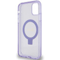 Kryt Guess Ring Stand Script Glitter pro iPhone 11 / XR - fialová