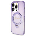 Kryt GUESS SCRIPT GLITTER pro iPhone 13 Pro / 13 - fialová