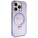 Kryt GUESS SCRIPT GLITTER pro iPhone 13 Pro / 13 - fialová