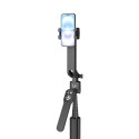 Wozinsky WST-360YS Selfie Stick with Tripod Function with 360° AI Auto Face Tracking Gesture Control - Black