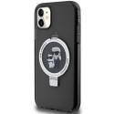 Kryt Karl Lagerfeld RING STAND iPhone 11 / XR - černý