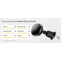 Wozinsky WCT5-Q6S2Y Car Holder with Qi/MagSafe 15W Inductive Charger for Ventilation Grill with Fan - Black