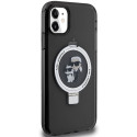Kryt Karl Lagerfeld RING STAND iPhone 11 / XR - černý
