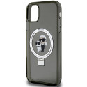 Kryt Karl Lagerfeld RING STAND iPhone 11 / XR - černý