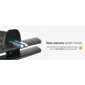 Wozinsky WCT5-Q6S2Y Car Holder with Qi/MagSafe 15W Inductive Charger for Ventilation Grill with Fan - Black