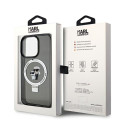 Kryt Karl Lagerfeld MagSafe iPhone 14 Pro - černý
