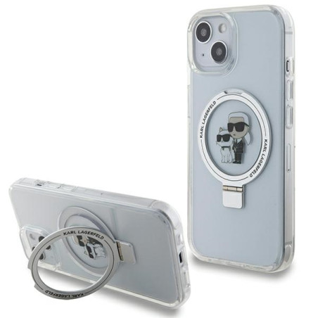 Stojánek Karl&Choupette MagSafe pro iPhone 13/14/15 - bílý