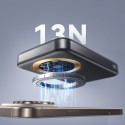 Powerbanka Joyroom JR-PBM12 10000mAh 22,5W kompatibilní s MagSafe, bezdrátové nabíjení 15W, s kroužkem - černá
