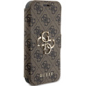 Kryt Guess 4G Metal Logo pro iPhone 15 Pro - hnědý