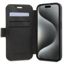 Kryt Guess 4G Metal Logo pro iPhone 15 Pro - hnědý