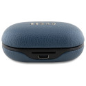 Guess Bluetooth headphones GUTWSPGTSPSB TWS + docking station blue/blue Grained Classic Logo