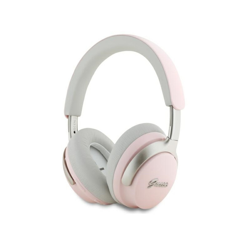Guess Bluetooth ANC/ENC Headphones GUBHC22PSBCSMP Pink DB Metal Script Logo