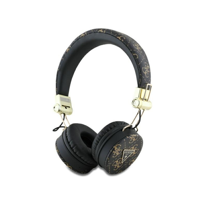 Guess Bluetooth ENC GUBH70E4PTMK on-ear headphones black/black 4G Triangle Round Shape