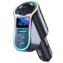 Joyroom rychlá autonabíječka 4v1 USB-A QC3.0 / 2× USB-C PD 150W černá (JR-CL21)