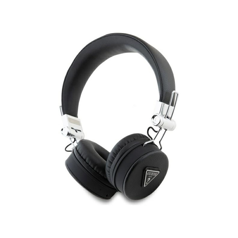 Guess Bluetooth ENC GUBH70PGTSPSK on-ear headphones black/black Grained Classic Round Shape
