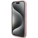 Pouzdro Guess SAFFIANO IRIDESCENT SCRIPT iPhone 14 Pro Max - pink