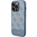 Kryt Guess 4G STRIPE COLLECTION iPhone 15 Pro modrý