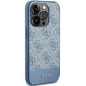 Kryt Guess 4G STRIPE COLLECTION iPhone 15 Pro modrý