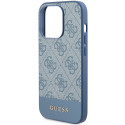 Kryt Guess 4G STRIPE COLLECTION iPhone 15 Pro modrý