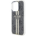 Kryt Guess IML 4G Gold Stripe iPhone 15 Pro - black