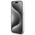 Kryt GUESS IML 4G Gold Stripe iPhone 15 Pro – růžová