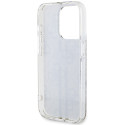 Kryt Guess IML 4G Gold Stripe iPhone 15 Pro - hnědý