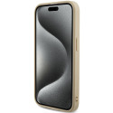 Kryt Guess SAFFIANO IRIDESCENT SCRIPT pro iPhone 15 Pro - zlatá