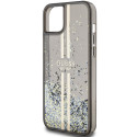 Kryt Guess LIQUID GLITTER GOLD STRIPES iPhone 15 Plus