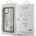 Kryt Guess LIQUID GLITTER GOLD STRIPES iPhone 15 Plus