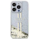 Kryt Guess LIQUID GLITTER GOLD STRIPES pro iPhone 15 Pro Max