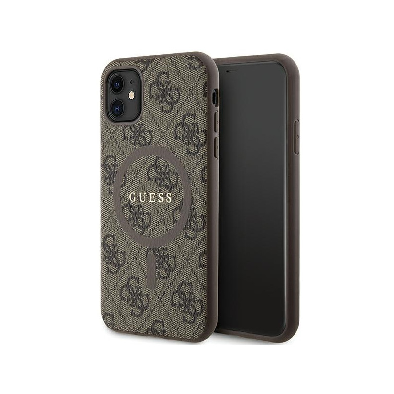 Kryt Guess GUHMN61G4GFRW pro iPhone 11 / iPhone XR - hnědý
