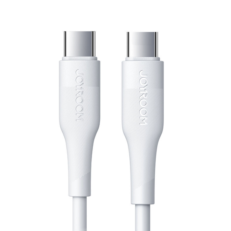 JOYROOM S-02530M3 Datový a nabíjecí kabel USB-C/USB-C PD až 60W, 0,25m, bílý