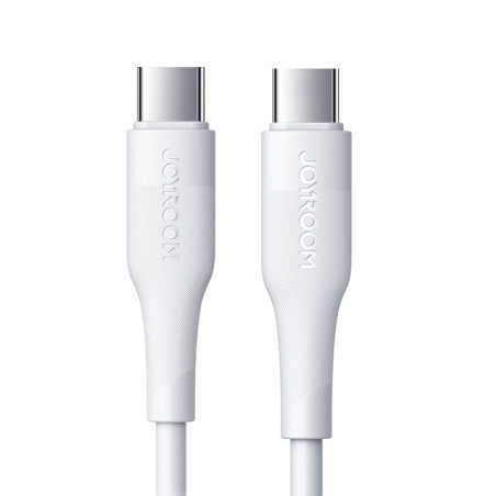 JOYROOM S-02530M3 Datový a nabíjecí kabel USB-C/USB-C PD až 60W, 0,25m, bílý