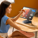 Stojánek Wozinsky WRS-DSY84SS na tablet, otočný o 360°, hliníkový - šedý