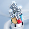 JOYROOM S-02530M3 Datový a nabíjecí kabel USB-C/USB-C PD až 60W, 0,25m, bílý