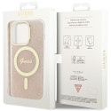 Kryt Guess IML 4G MagSafe pro iPhone 15 Pro - pink