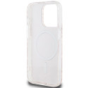 GUESS IML GCUBE MagSafe kryt pro iPhone 15 Pro růžový
