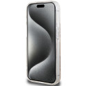 Kryt Guess IML GCUBE pro iPhone 15 Pro - hnědý
