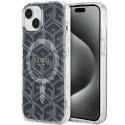 Kryt Guess IML GCube MagSafe pro iPhone 15 Plus/14 Plus - černý