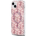 Kryt Guess GCube MagSafe pro iPhone 15 Plus - růžová