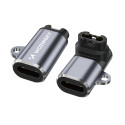 Adaptér Wozinsky WAYGS1 USB-C pro chytré hodinky Garmin - šedý