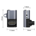 Adaptér Wozinsky WAYGS1 USB-C pro chytré hodinky Garmin - šedý