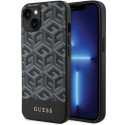 Kryt Guess GCUBE STRIPES MagSafe pro iPhone 15/14/13 - černý