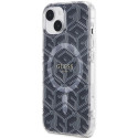 Kryt GUESS IML GCUBE MagSafe iPhone 15/14/13 - černý