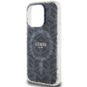 Kryt Guess IML GCUBE MagSafe pro iPhone 15 Pro Max – černý