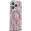 Kryt Guess GCube MagSafe iPhone 15 Pro Max – růžová