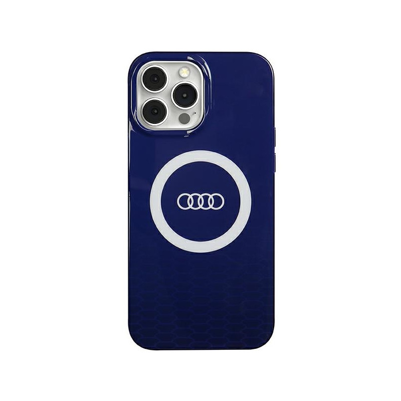 Kryt Audi IML Big Logo pro iPhone 13 Pro Max - modrá