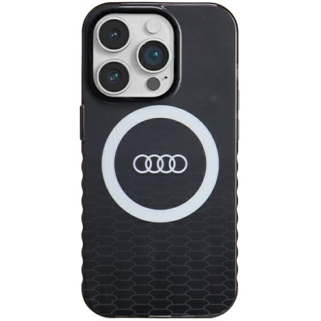 Kryt Audi IML BIG LOGO pro iPhone 14 Pro - černý